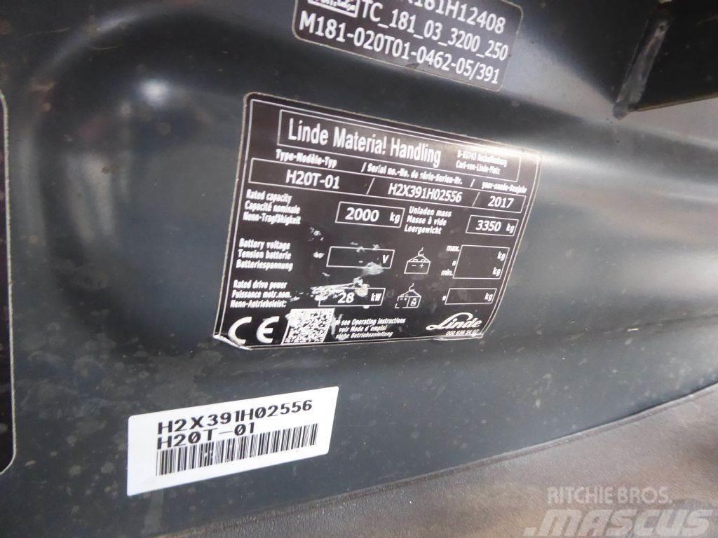 Linde H20T-01 Wózki LPG