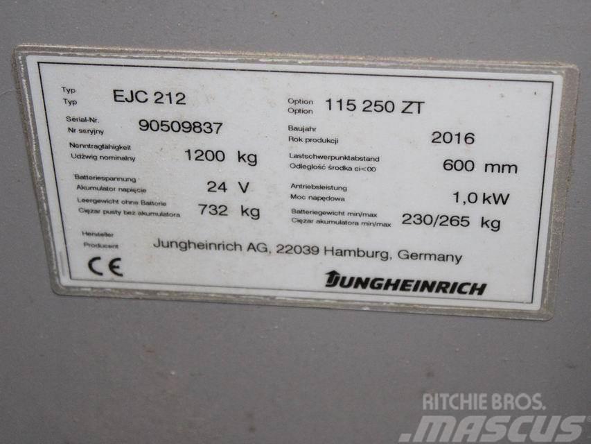 Jungheinrich EJC 212 115-57 250ZT Wózki widłowe unoszące z dyszlem
