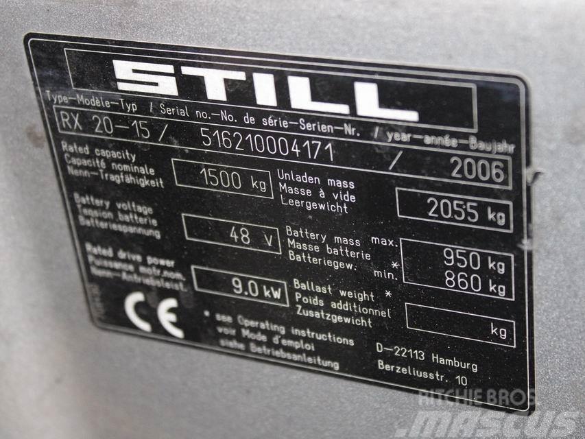 Still RX 20-15 6210 Wózki elektryczne