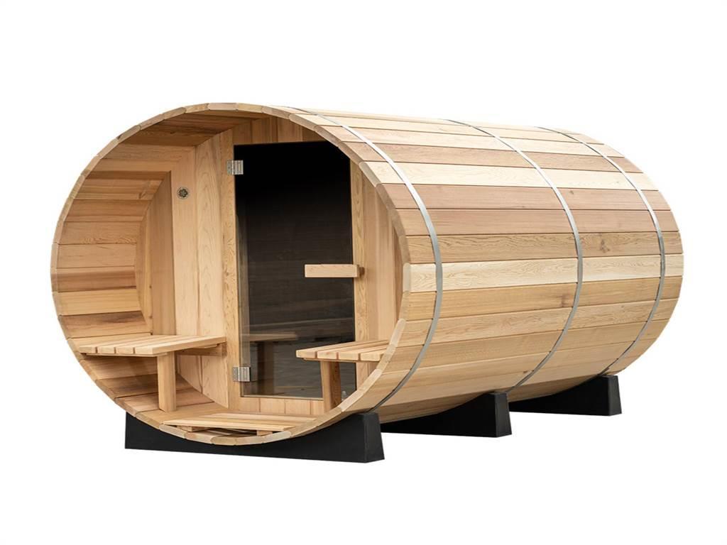  8 ft Barrel Sauna Kit and Wood ... Pozostały sprzęt budowlany
