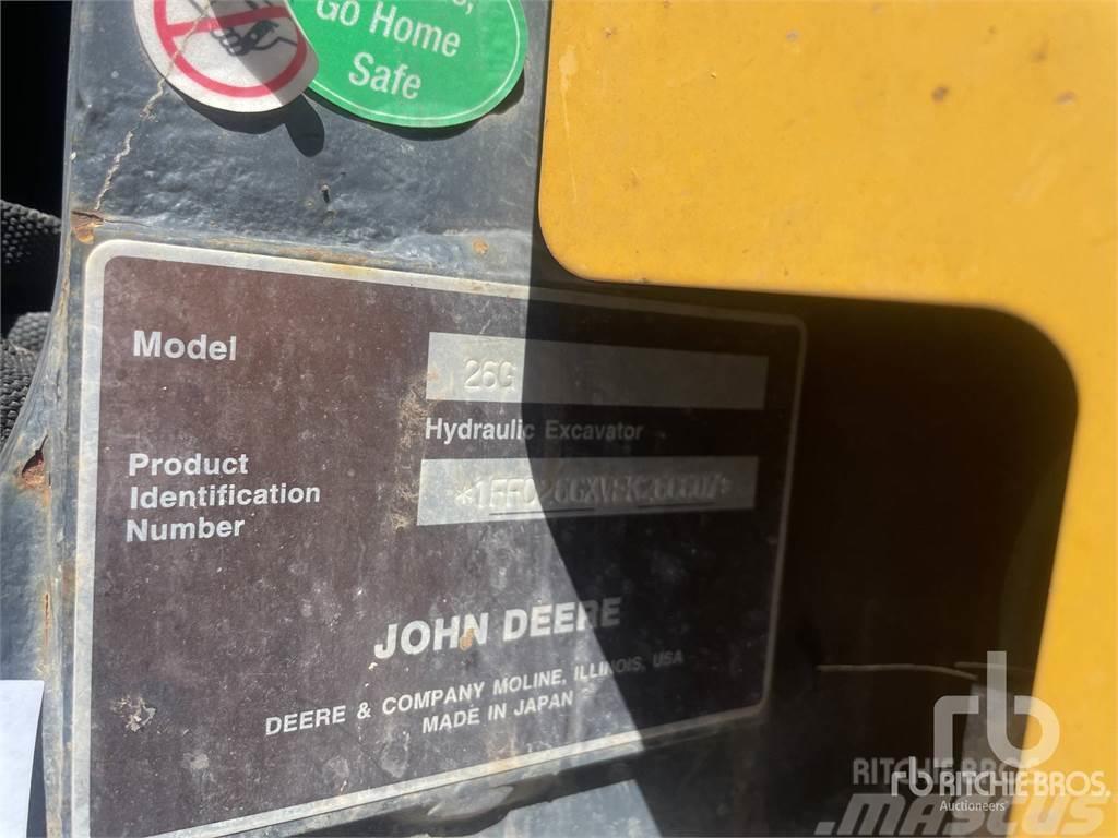 John Deere 26G Minikoparki