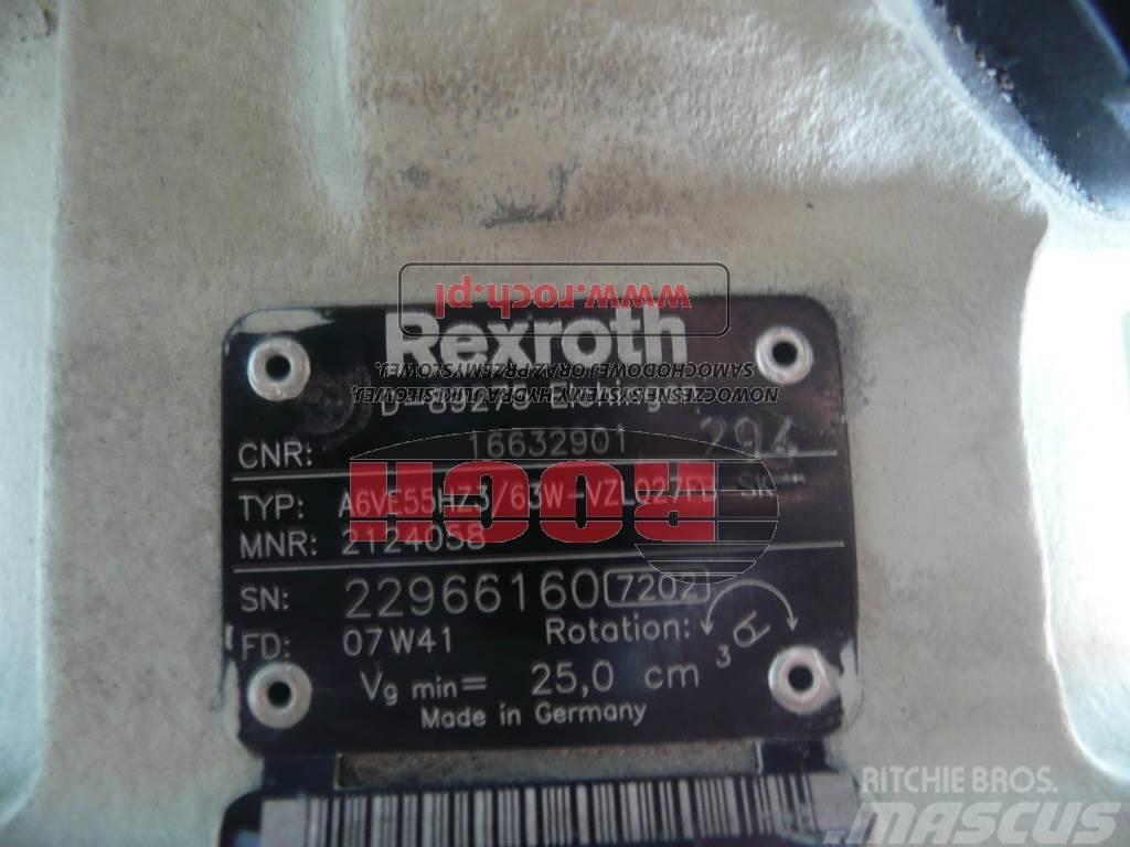 Rexroth A6VE55HZ3/63W-VLZ027FB-SK 2124058 16632901 + GFT17 Silniki