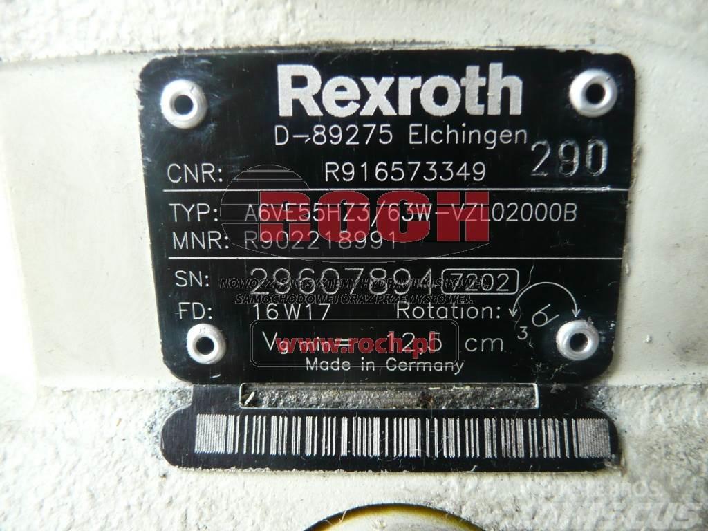 Rexroth A6VE55HZ3/63W-VZL02000B Silniki