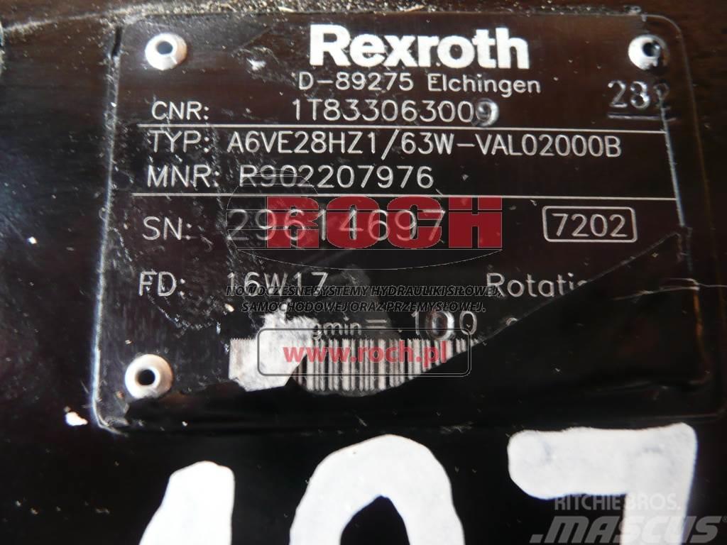 Rexroth + BONFIGLIOLI A6VE28HZ1/63W-VAL02000B R902207976 1 Silniki