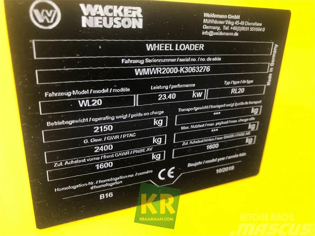 Wacker Neuson WL20 WIELLADER Ładowacze i koparki czołowe