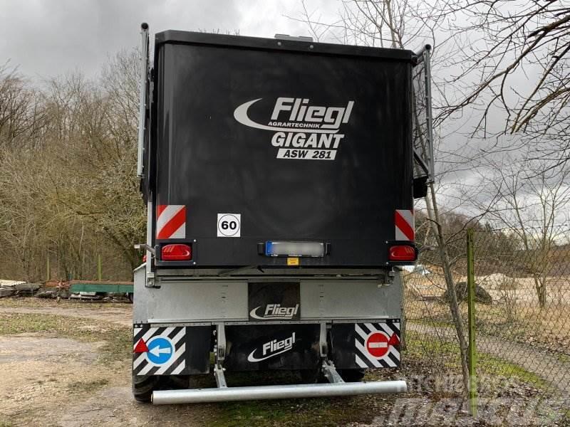 Fliegl ASW 281 GIGANT FOX + Top Lift Light 40m³ Inne przyczepy