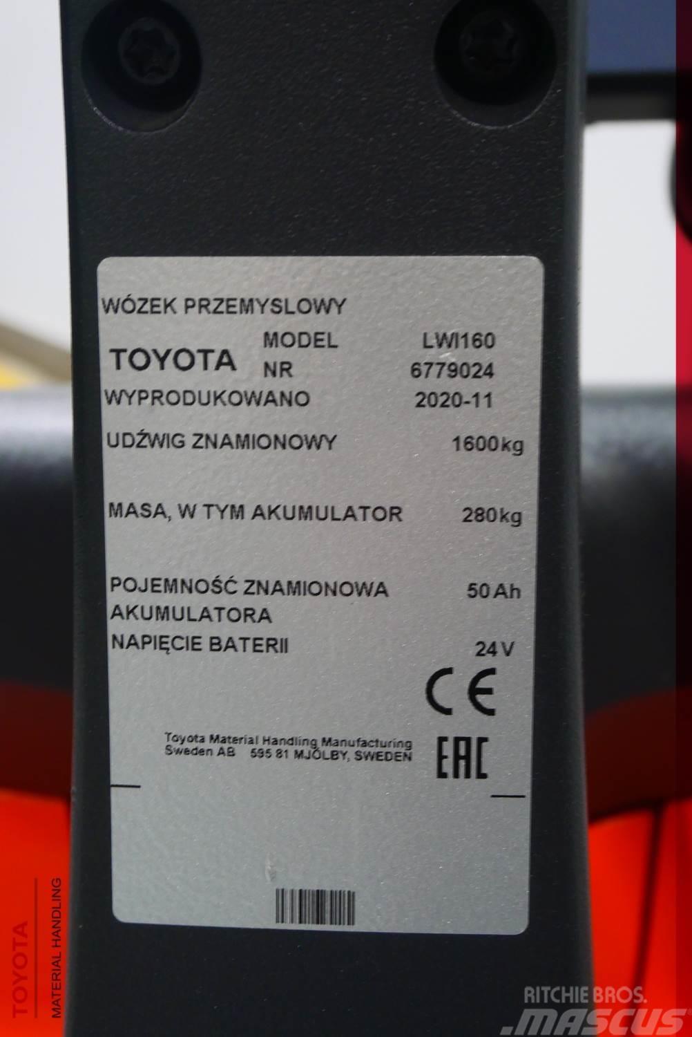 Toyota LWI160 WAGA Wózki widłowe unoszące