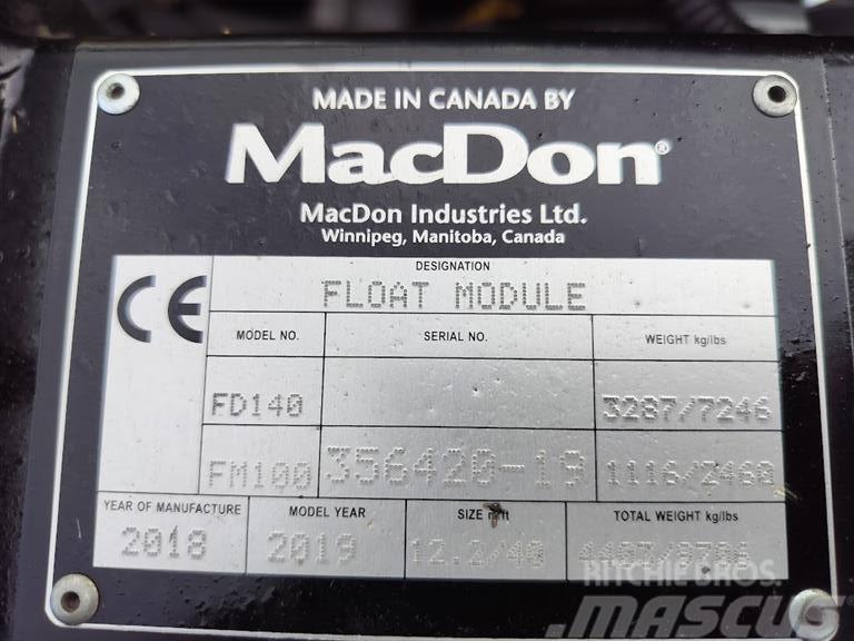 MacDon FD 140 Akcesoria do kombajnów zbożowych