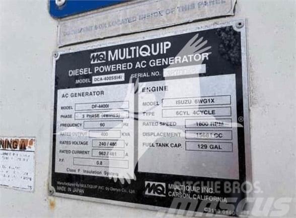 MultiQuip WHISPERWATT DCA400SSI4i Agregaty prądotwórcze gazowe