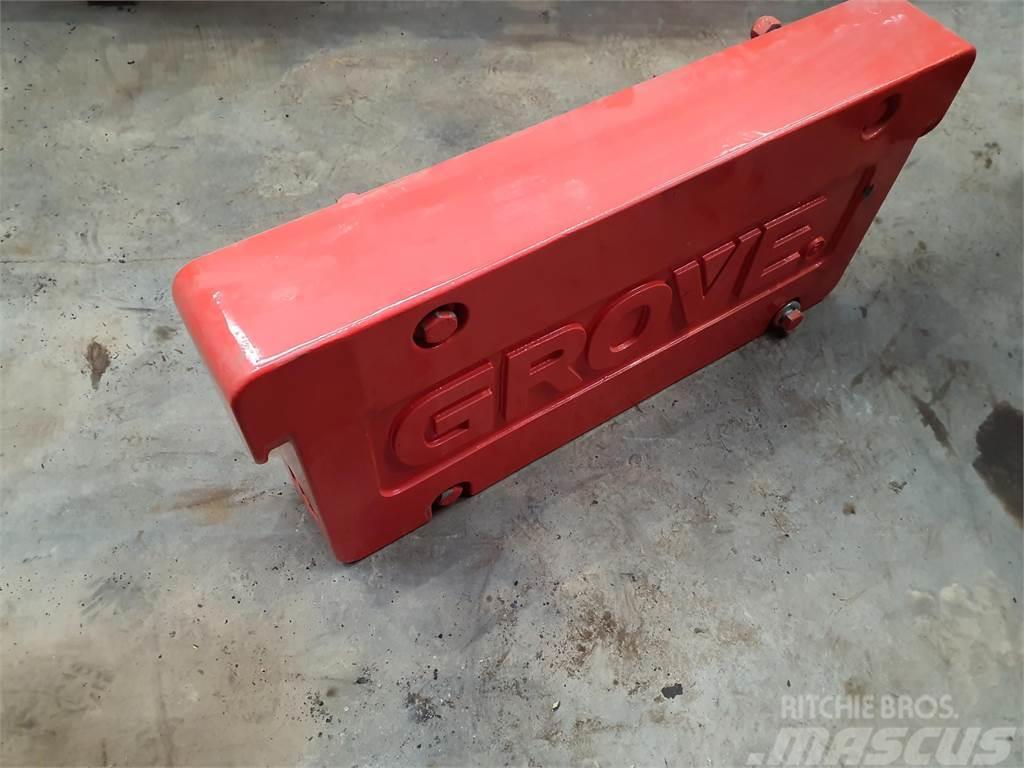 Grove GMK 5130-2 counterweight 1 ton Części do dźwigów oraz wyposażenie
