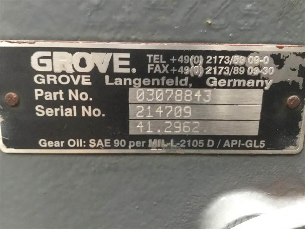 Kessler Grove GMK 3055 diff box axle nr 1 Części do dźwigów oraz wyposażenie