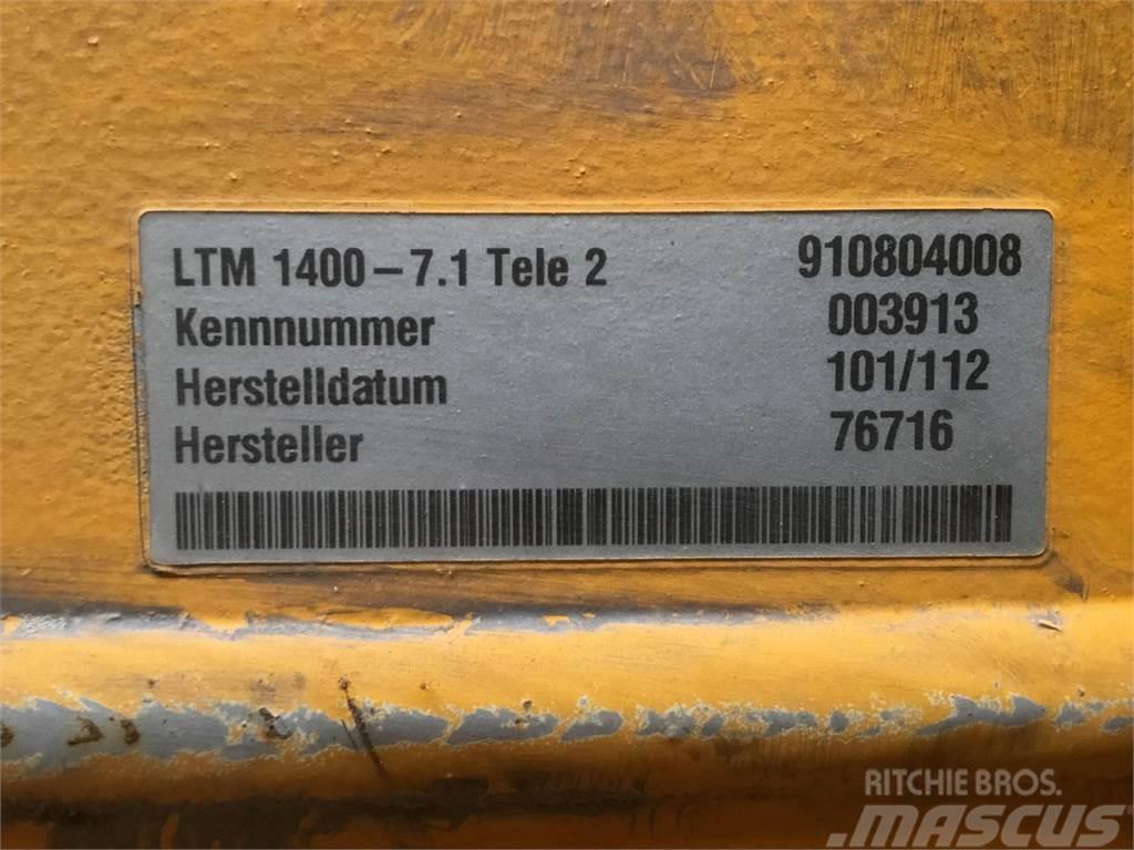 Liebherr LTM 1400-7.1 telescopic section 2 Części do dźwigów oraz wyposażenie