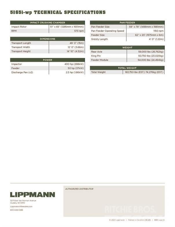 Lippmann 5165i WP Kruszarki
