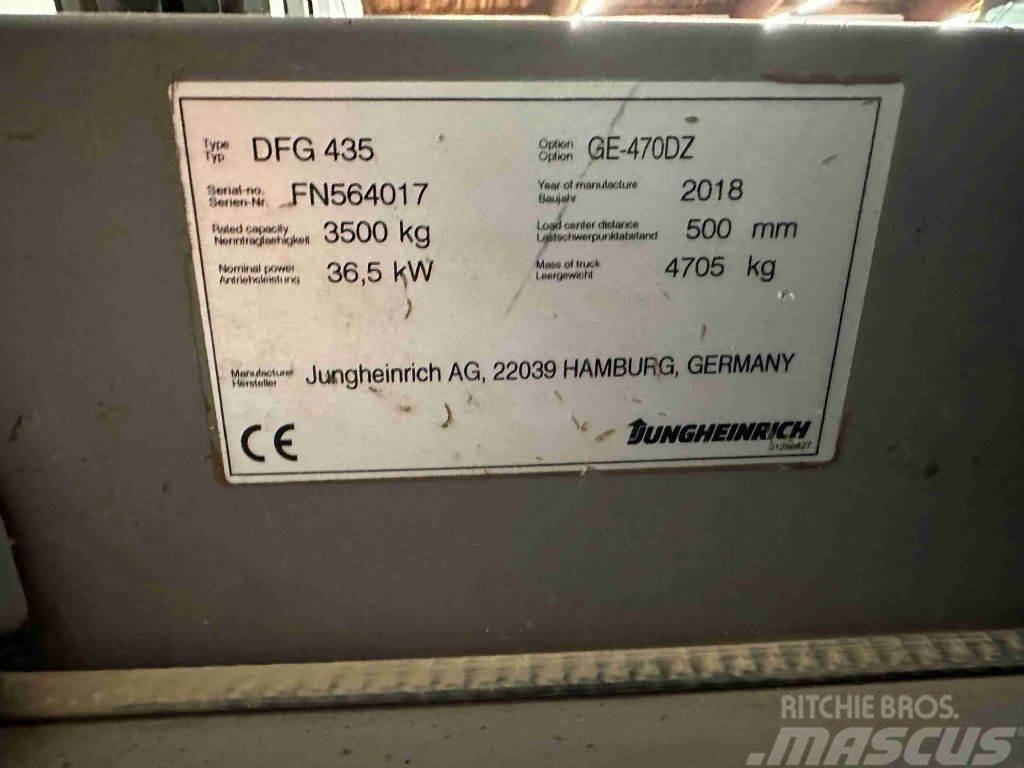 Jungheinrich DFG 435 - TRIPLEX 4,7 m Wózki Diesla