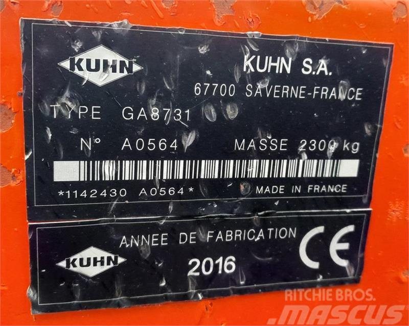 Kuhn GA8731 Zgrabiarki i przetrząsacze