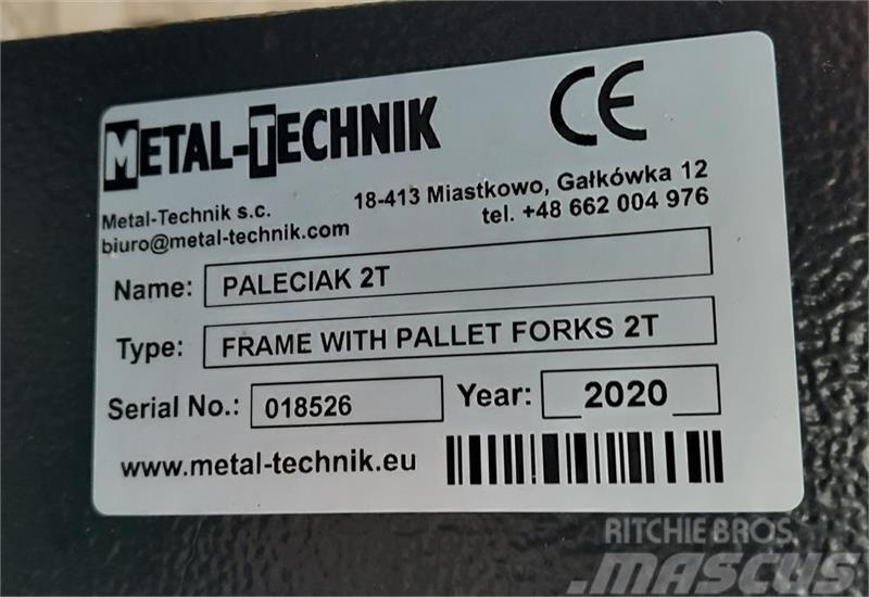 Metal-Technik Paleciak 2T Widły