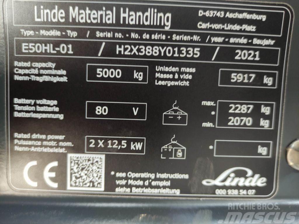 Linde E50HL-01-388 Wózki elektryczne