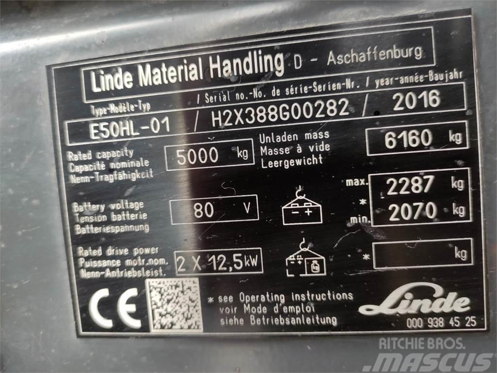 Linde E50HL-01-388 Wózki elektryczne