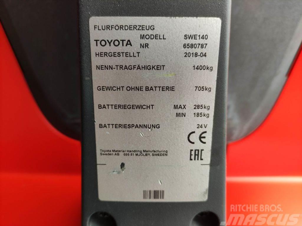 Toyota SWE140 Wózki widłowe unoszące z dyszlem